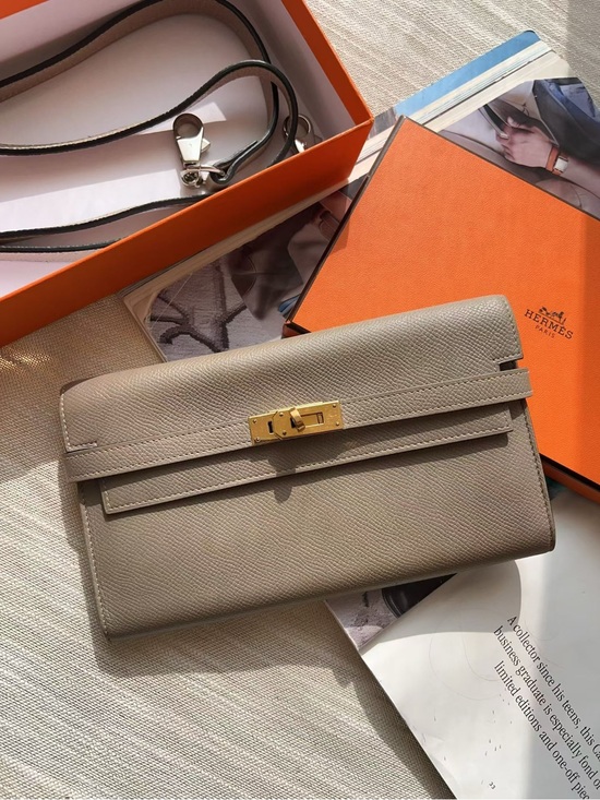 Hermes Handbags - Hermès Kelly Long Wallet
